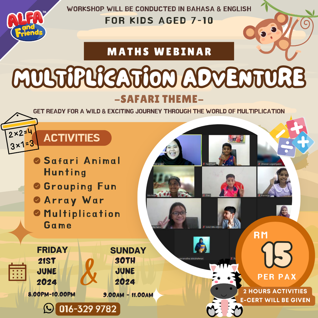 MATHS WEBINAR: Multiplication Adventure